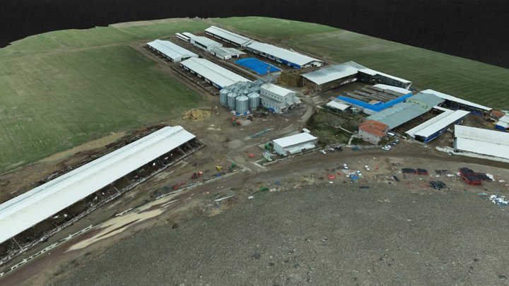 HANZADE TARIM  VAZİYET PLANI ÇALIŞMASI 3D Model