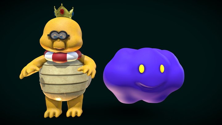King Lakitu - Mario Galaxy 2 3D Model