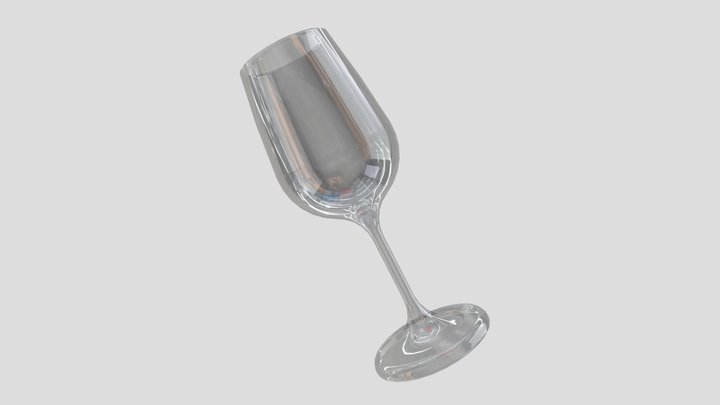 Glass of Wine in Fusion 360 3D Model