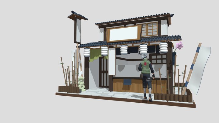 Hatake Kakashi - Japan Restaurant 3D Model