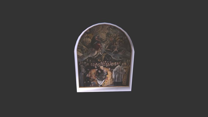 Entierro del Conde 3D Model