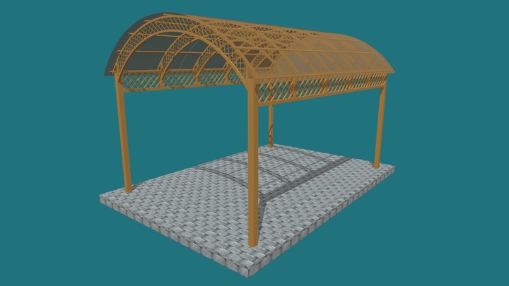 Александр навес 3D Model