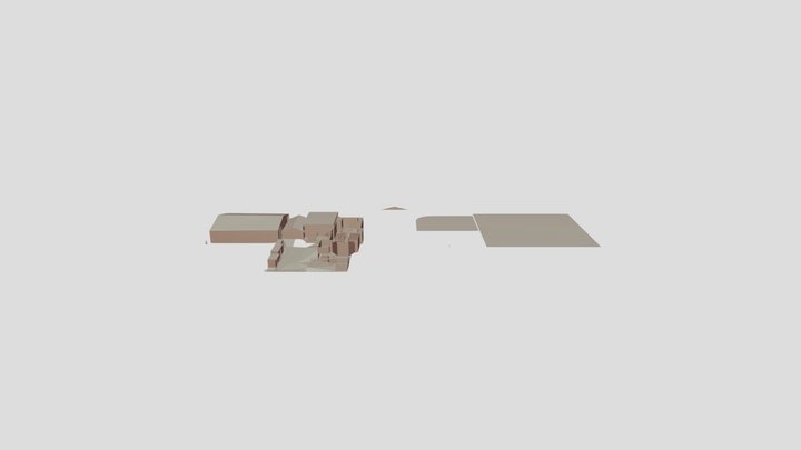 Paróquia São Pedro - Escada 3D Model