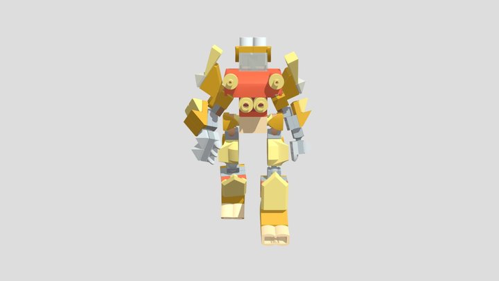 Wasteland Iron Giant 3D Model