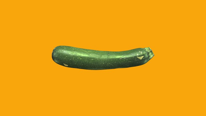 ズッキーニ 3D Model
