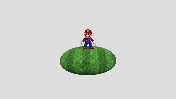super mario 3D Model