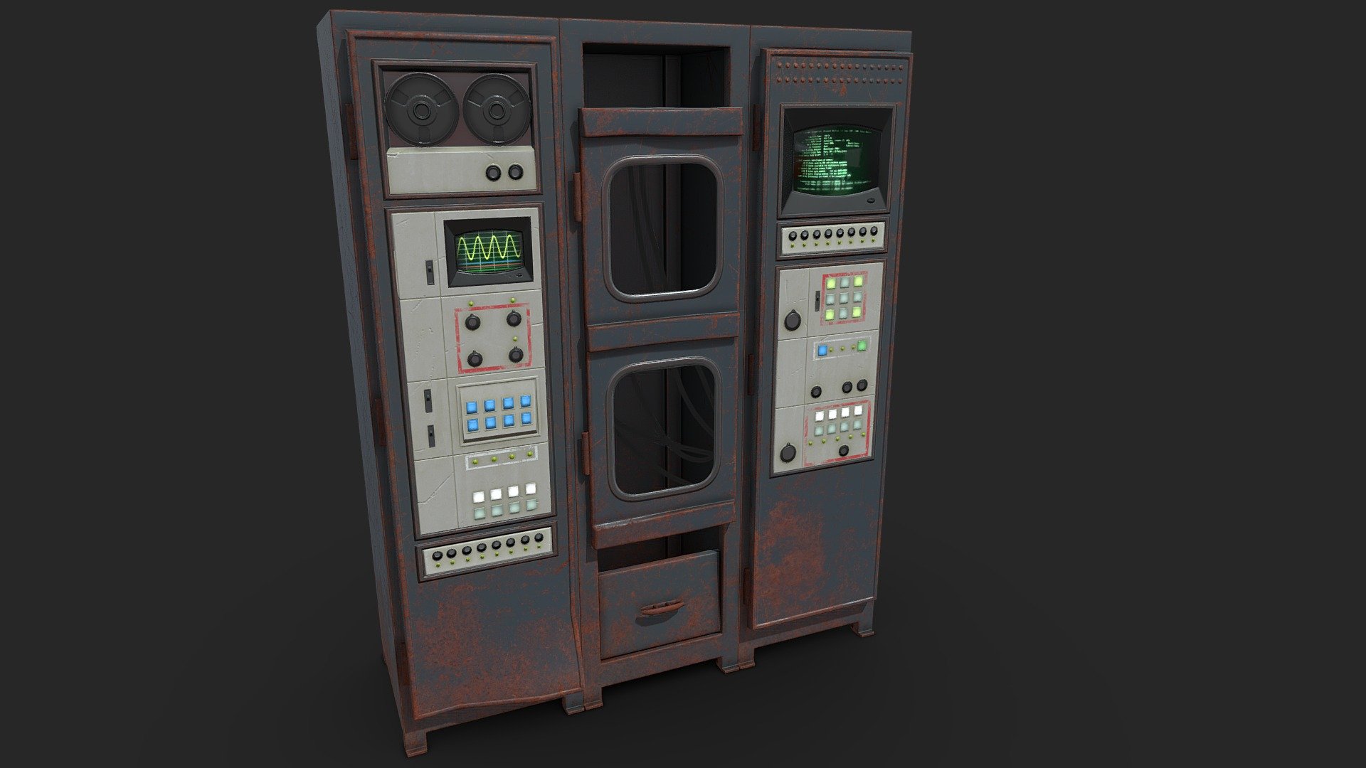 Rust Locker Skin 3D model by Becquerel1 [7c9d107] Sketchfab