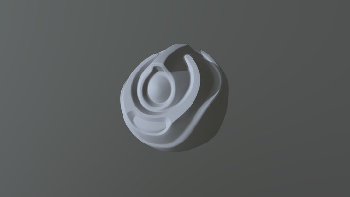 Robo-orb Retopology 3D Model