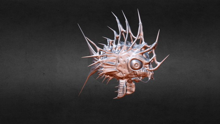 Fishda Creature 3D Model