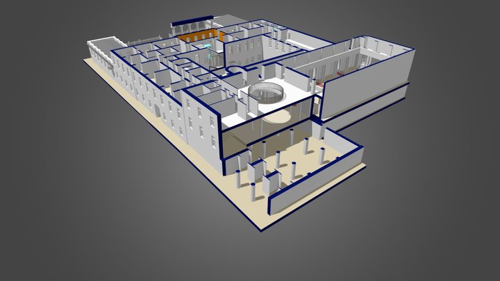 Virtuaalikierros Presidentinlinnassa 3D Model