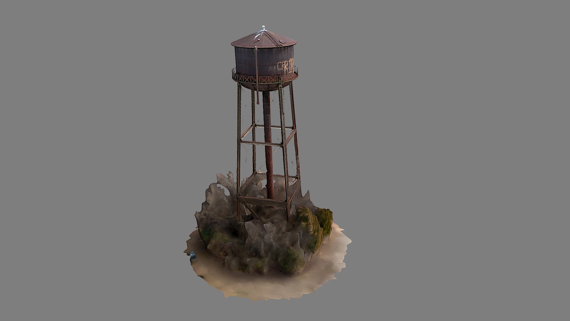 Old Farmville Watertower - 3D model by burruss.farmscapes [7c9f221 ...