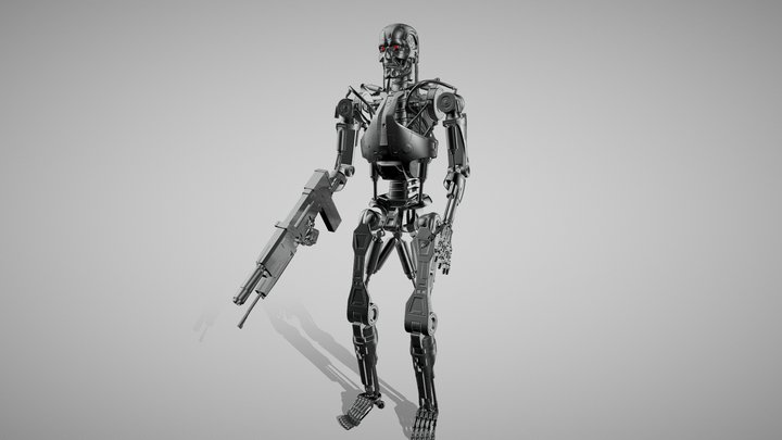 Terminator T-800 3D Model