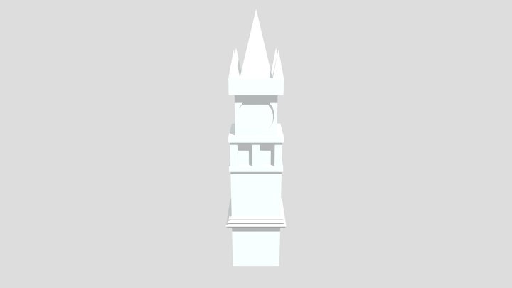 Clocktower Blockout 3D Model