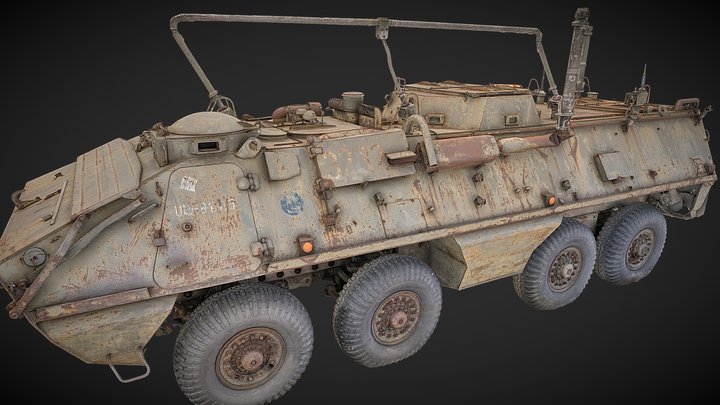 Transporter SKOT (OT-64) armoured personnel carr 3D Model
