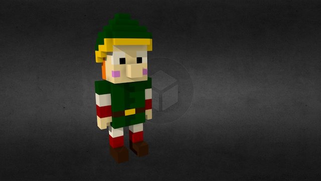 Christmas Calendar - day 10 - Christmas Elf 3D Model