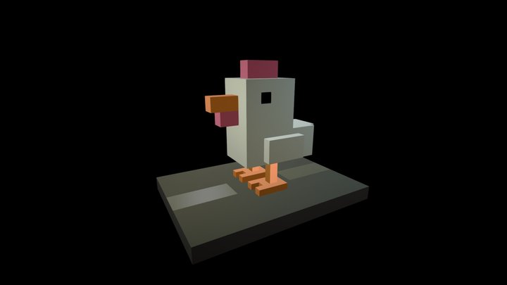 Crossy road chicken 3D Model