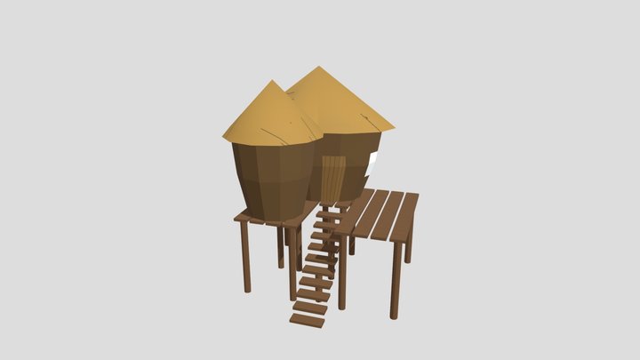 Minimal hut 3D Model