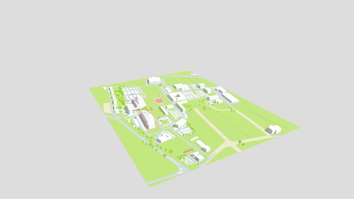 Nowe Gliwice 3D Model