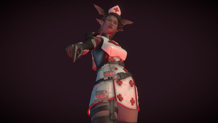 Nurse in charge - 3d Sculpt 3D Model