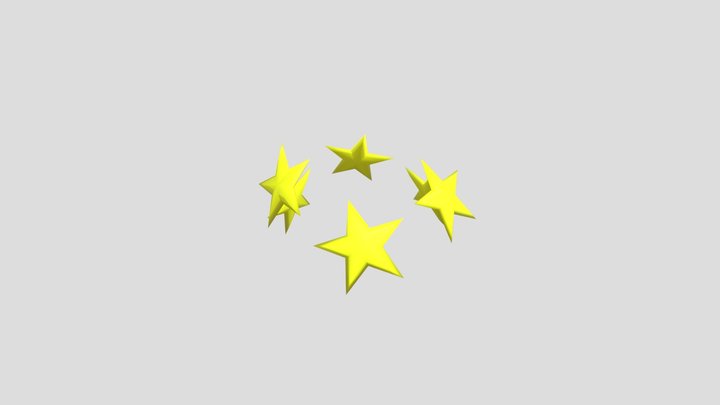 Strunned Stars 3D Model
