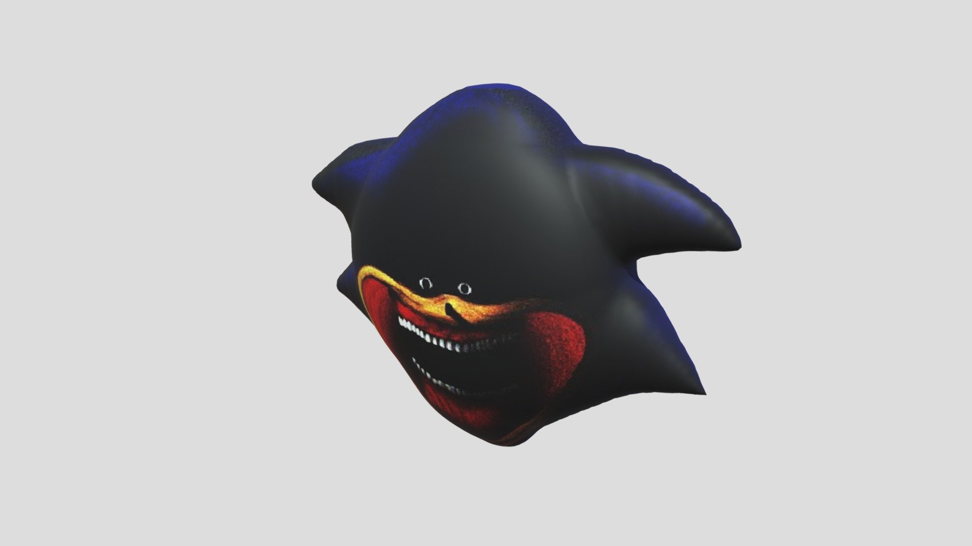 Shin Sonic Face Roblox Sonic Tapes - Download Free 3D model by ...