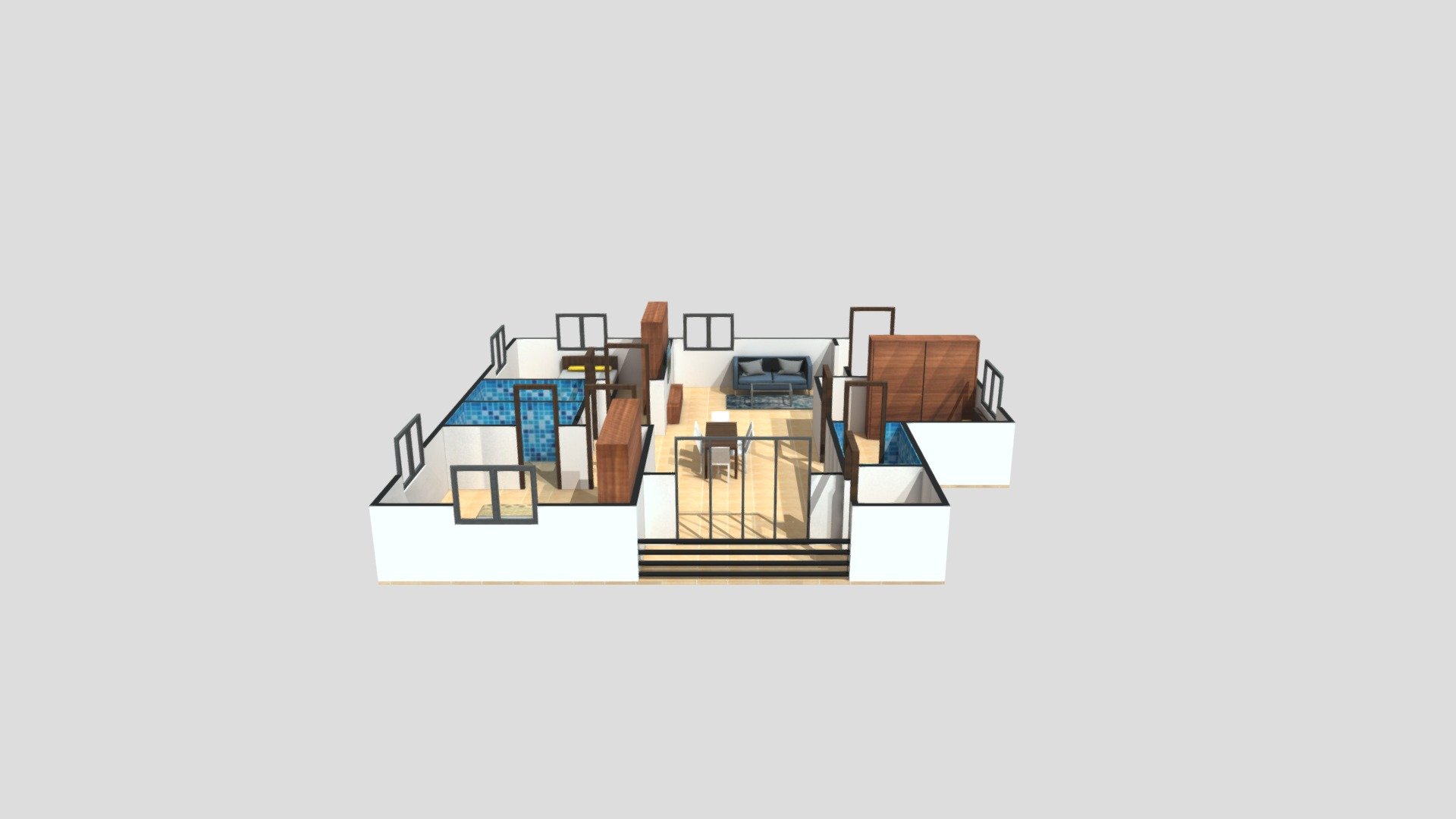 PRANEETH 3 BHK flat 1 R 1