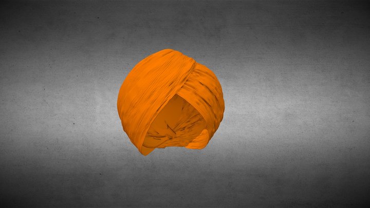 Sikh turban, Pagri 3D Model