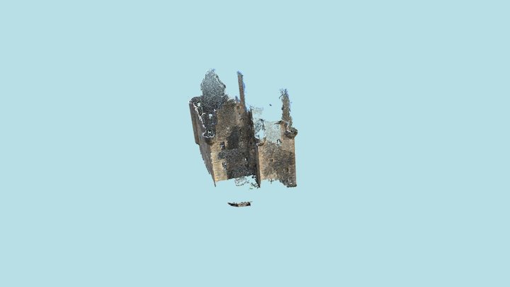 Scalloway Castle 3D Model