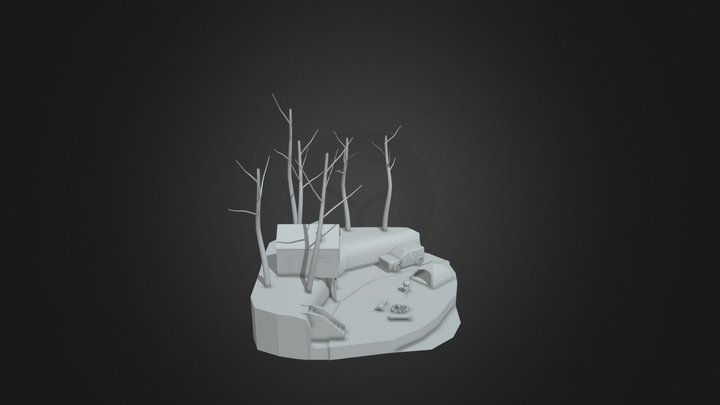 diorama_Eco_house 3D Model