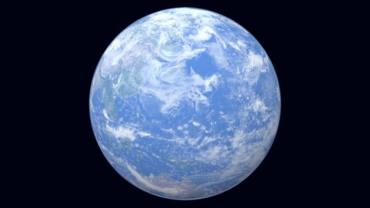 Mundo em 3D - Planeta Terra 3D Model