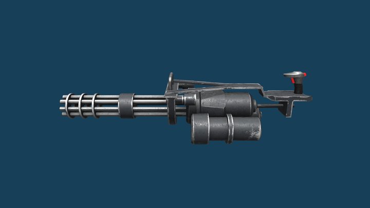 Mini-Gun 3D Model