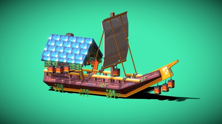 Traveler Boat 3D Model