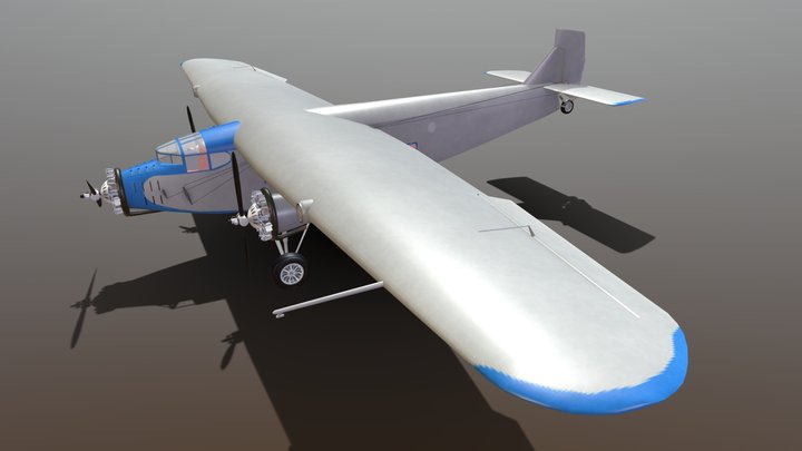 Ford 4.AT Trimotor – Modello 3D gratuito STL