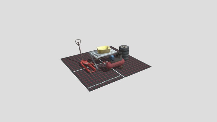 DAE 5 Finished props - Tokyo 3D Model