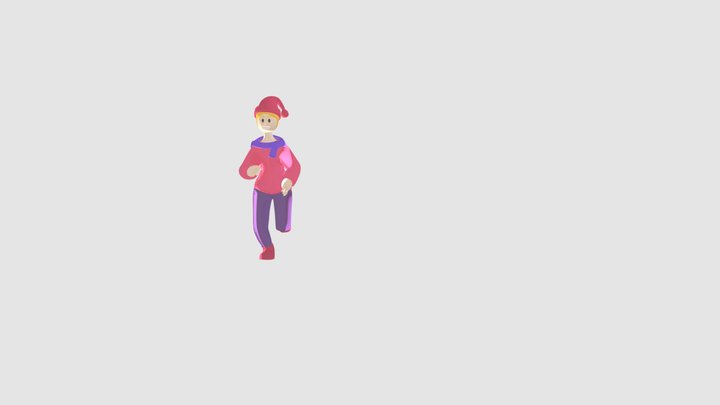 Winter Figure 3D Model