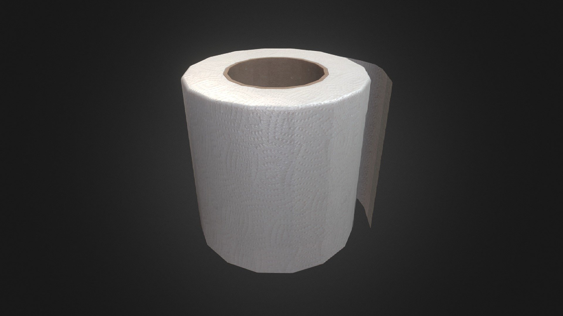 Simple Toilet Paper Download Free 3D model by Blender3D [7ca7ebc