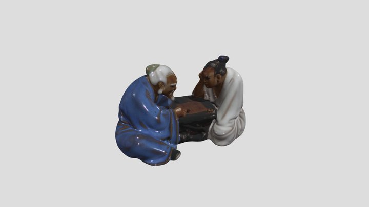 Two Men 3D Model