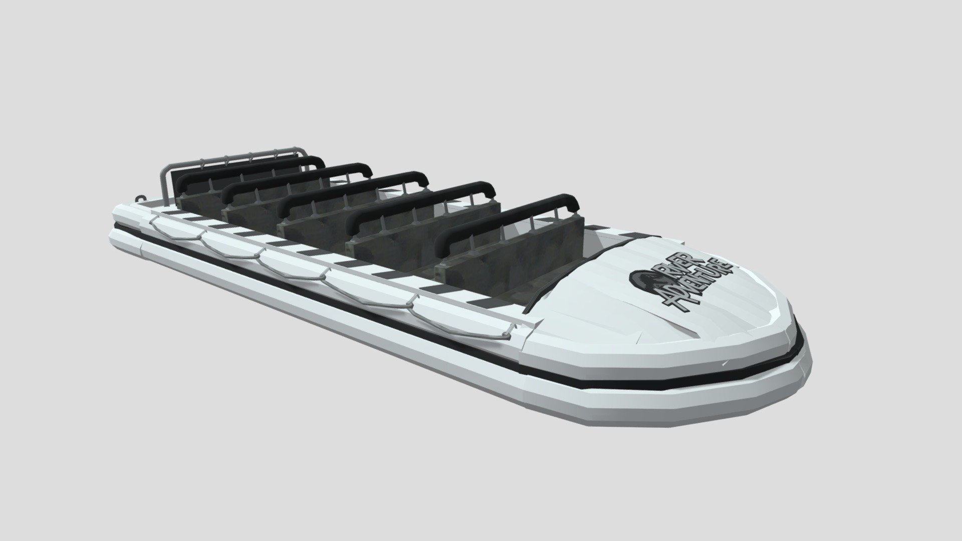 Jurassic park River Adventure Raft - Download Free 3D model by ...