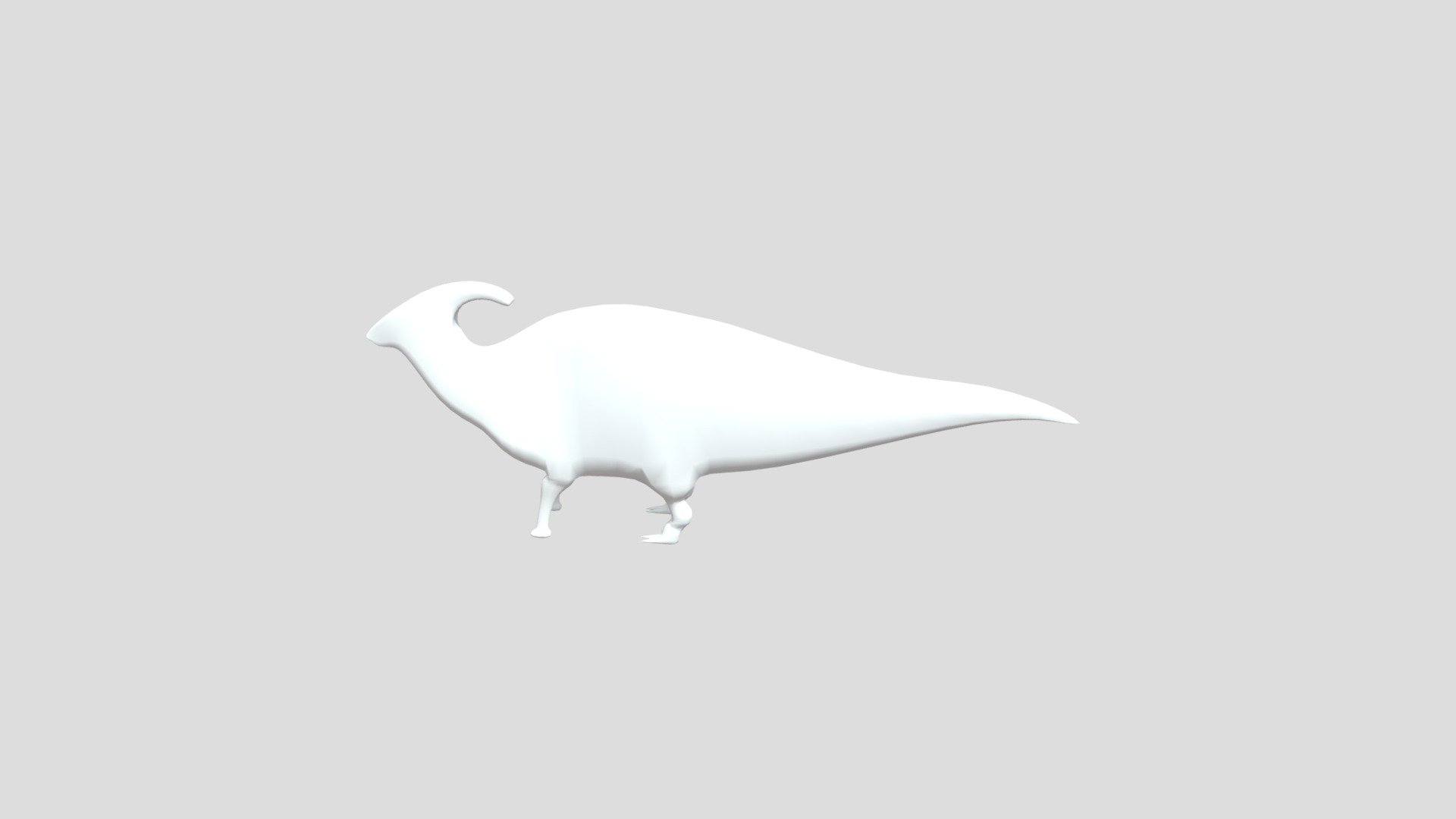 anatomically inaccurate parasaurolophus