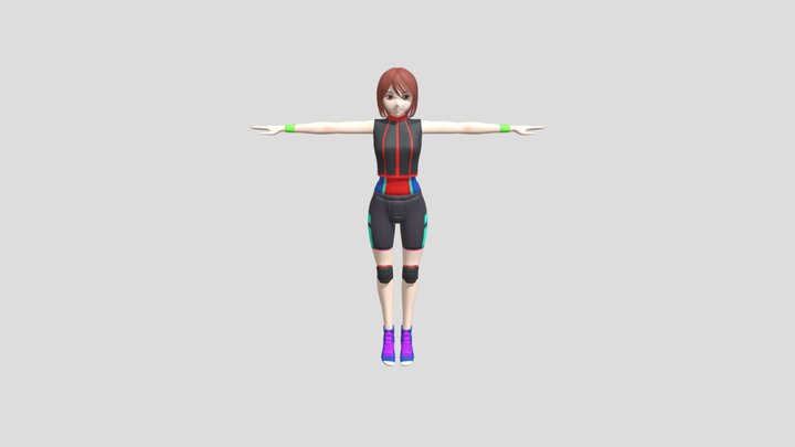 Girl M002  2 – Kostenloses 3D-Modell STL