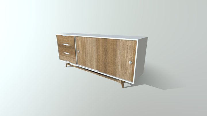 TV Stand S1M3 3D Model