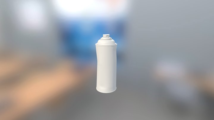 Spray Can No Texture - Hollis 3D Model
