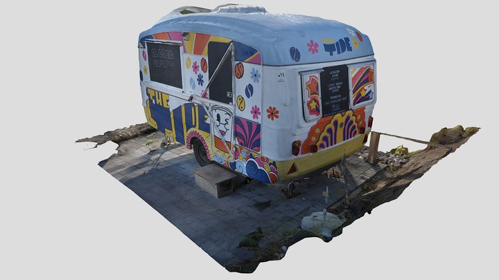 SEAFORD - "THE TIDE" TEA AND COFFE CARAVAN 3D Model