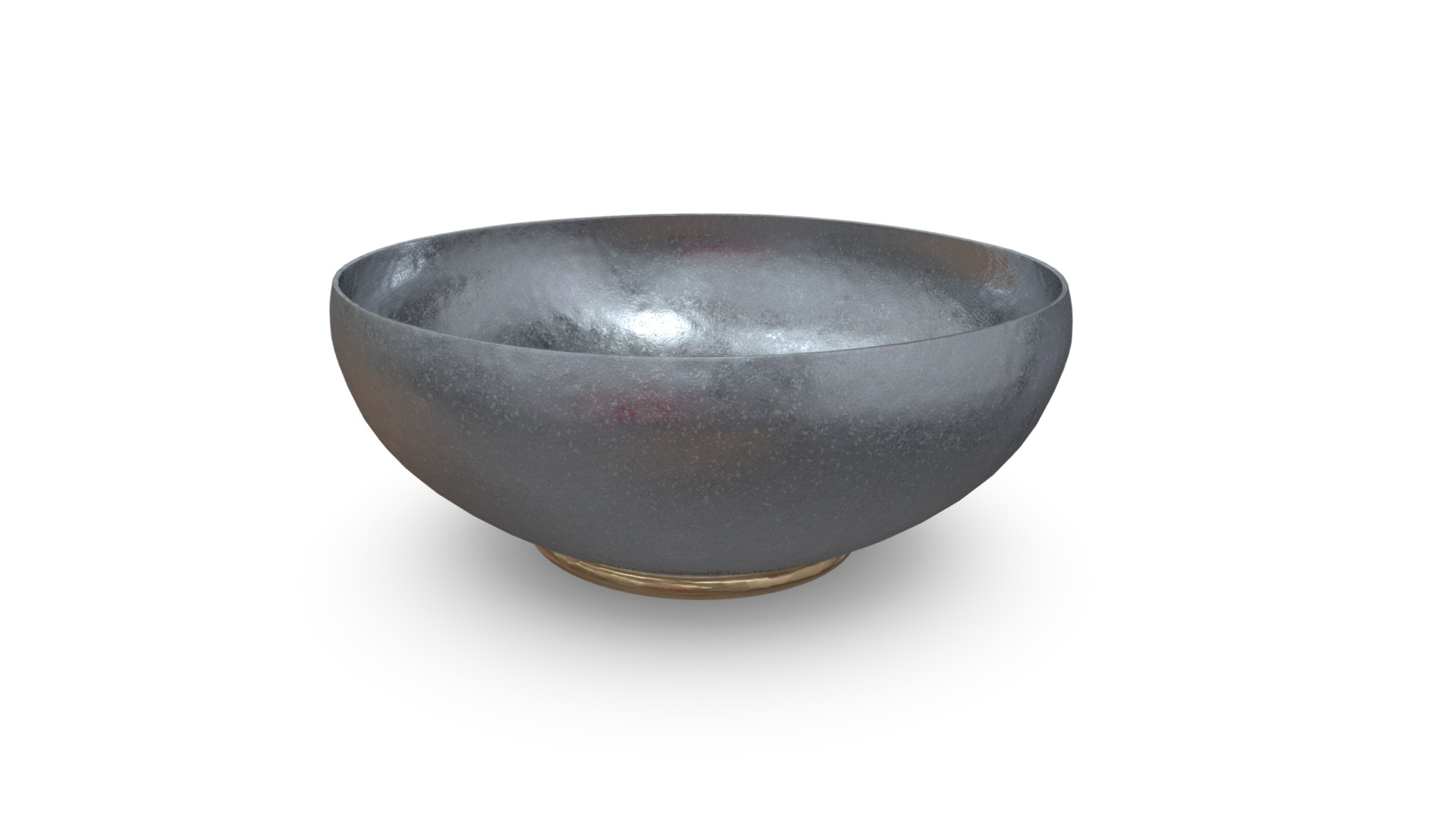 3D model Bowl - This is a 3D model of the Bowl. The 3D model is about a bowl on a white background.