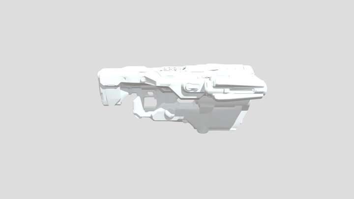 Plasma Rifle And Bfg Weapons From De20 3D Model