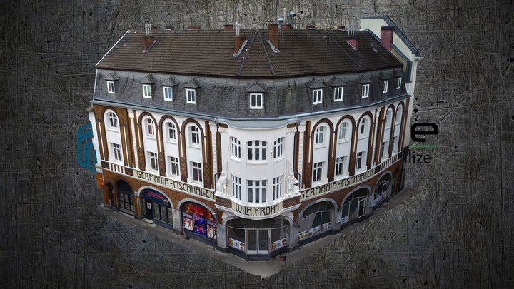 "Fischhalle" in Aachen/Germany 3D Model