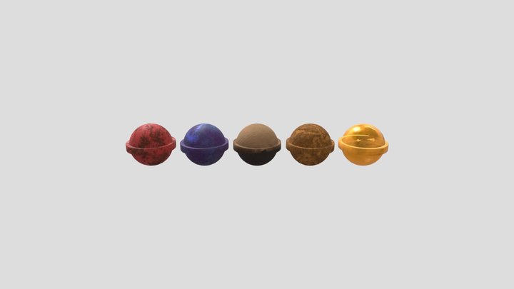 Spheres 3D Model