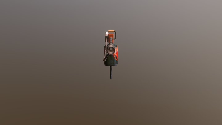 Apocalypse Flamethrower 3D Model