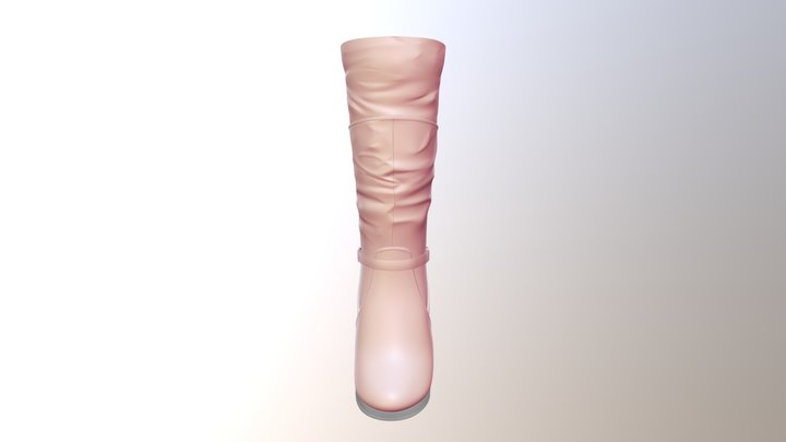 Long Boot 3D Model