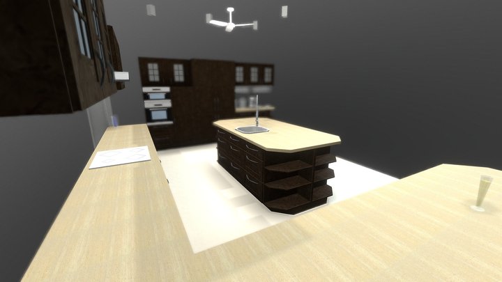 Modern Kitchen 3D Model